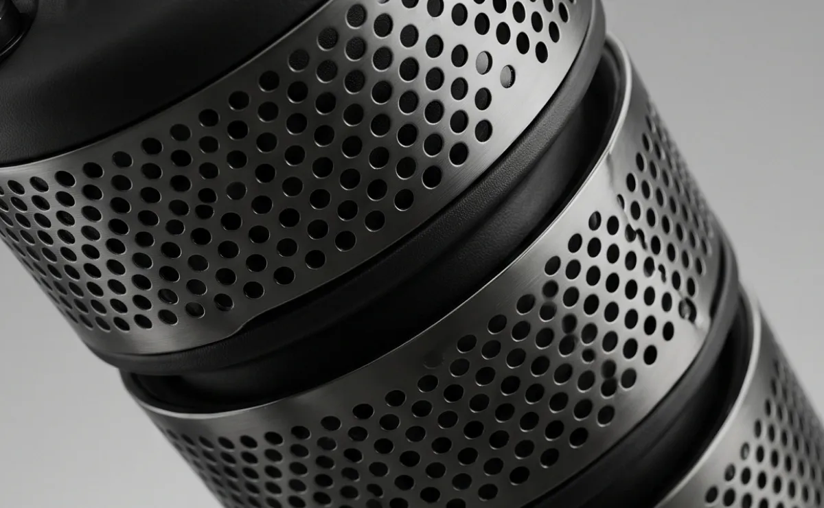 Perforated 3D-printed ventilated silencer for eVTOL cooling and ECS paths